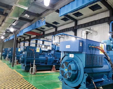 貴州煤層氣發(fā)電項(xiàng)目（4臺(tái)1500KW10.5KV6極高壓發(fā)電機(jī)）